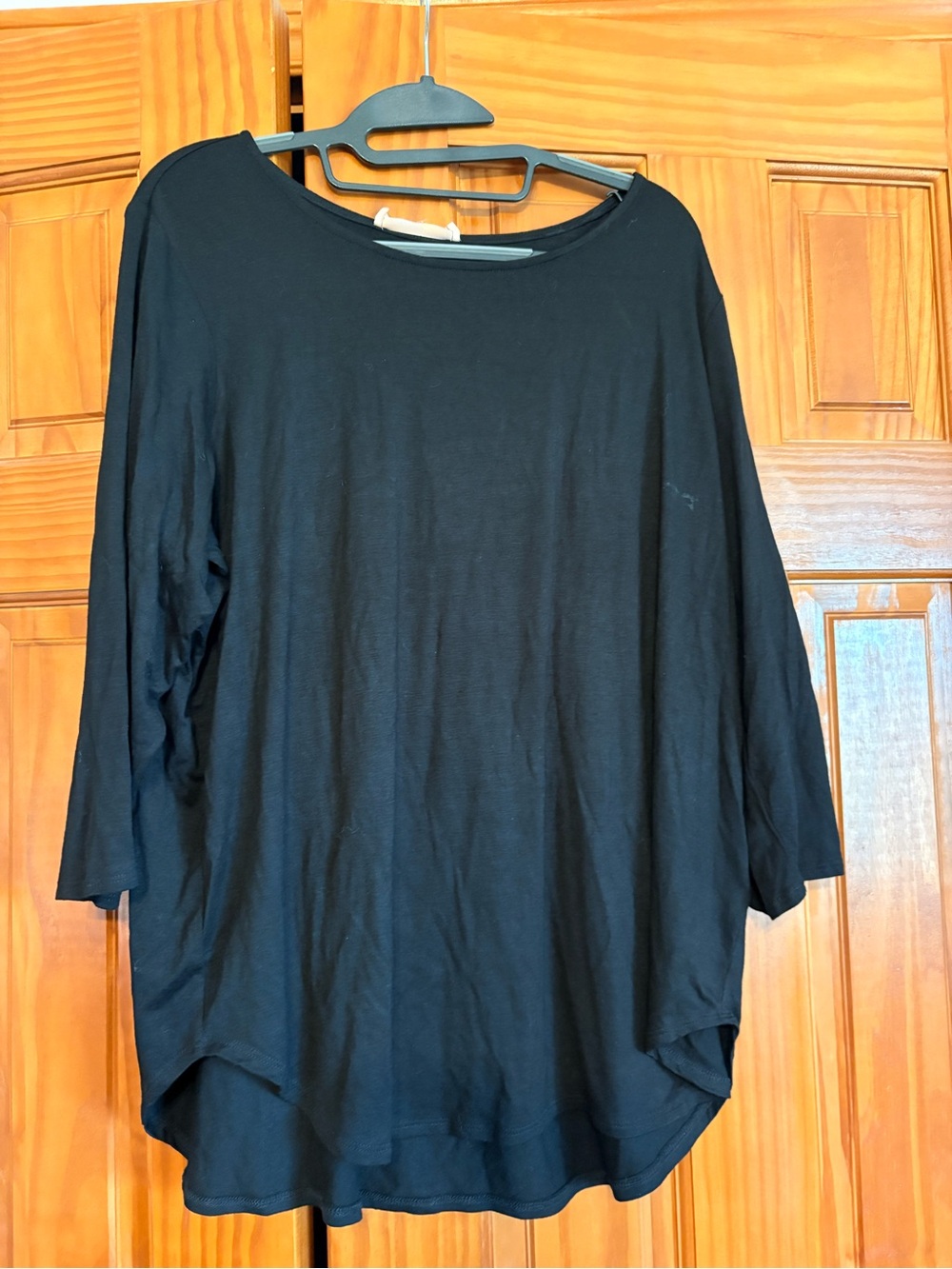 Philosophy Black Relaxed Boat-Neck Tunic NWT